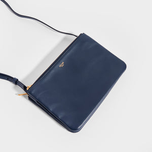 CELINE Small Trio Bag in Navy