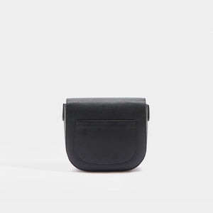 Rear view of the CELINE Small Trotteur Bag in Black