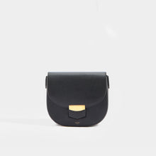 Load image into Gallery viewer, Front view of the CELINE Small Trotteur Bag in Black