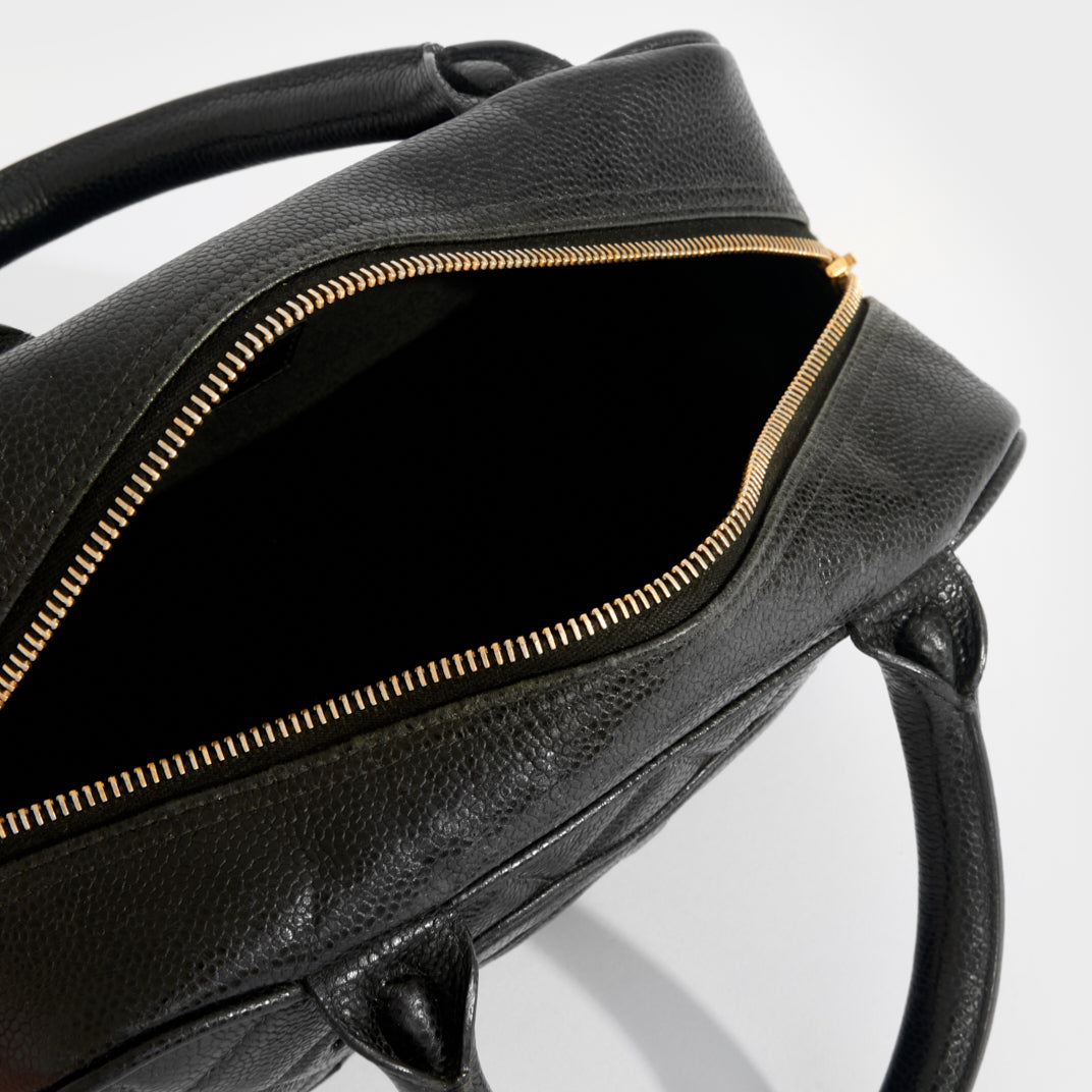 Chanel caviar bowler bag 2025