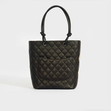 Load image into Gallery viewer, CHANEL Cambon Ligne Bowler Bag in Quilted Brown Leather 2004 - 2005