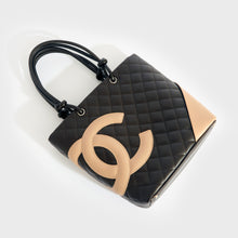 Load image into Gallery viewer, CHANEL Cambon Ligne Bowler Bag in Quilted Brown Leather 2004 - 2005