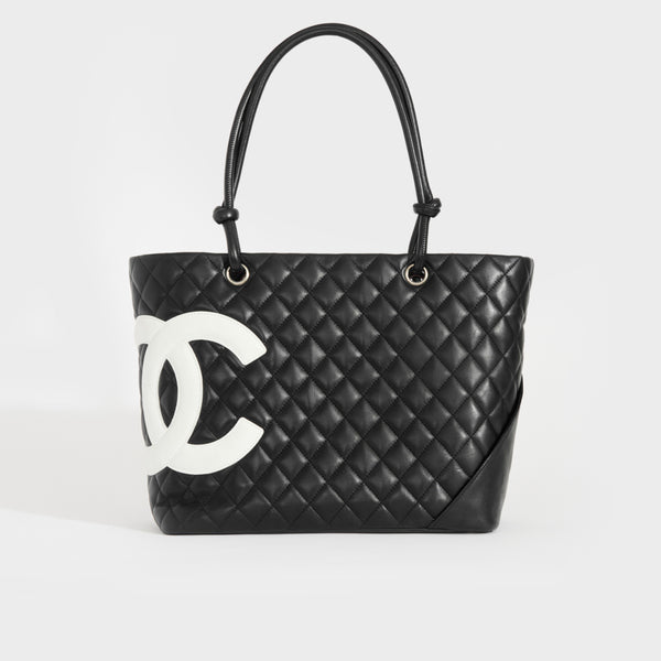 CHANEL Pre-Owned 2005-2006 Cambon tote bag, Black