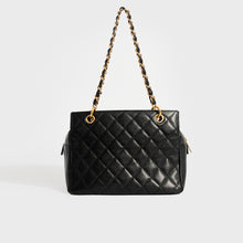 Load image into Gallery viewer, CHANEL Caviar Diamond Quilted CC Tote with Gold Hardware 2003 - 2004