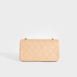 CHANEL Classic Single Flap Bag in Beige Lambskin 2011
