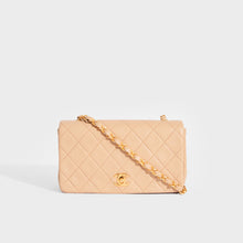 Load image into Gallery viewer, CHANEL Classic Single Flap Bag in Beige Lambskin 2011