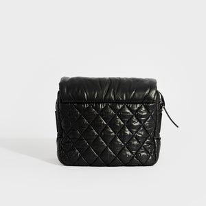 CHANEL Coco Cocoon Medium Quilted Nylon Messenger Bag in Black 2010 - 2011