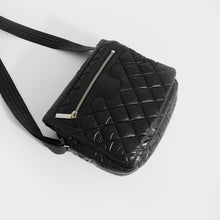 Load image into Gallery viewer, CHANEL Coco Cocoon Medium Quilted Nylon Messenger Bag in Black 2010 - 2011