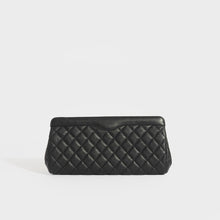 Load image into Gallery viewer, CHANEL Diamond Quilted Clutch in Black Lambskin 2017 [ReSale]