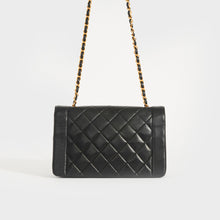 Load image into Gallery viewer, CHANEL Diana Single Flap Chain Bag in Black 1991-1994