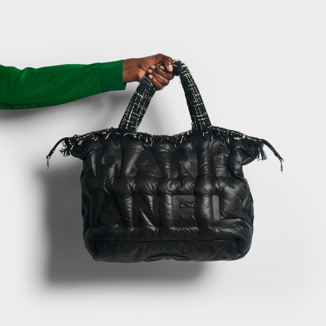 Chanel 2019 Paris-New York Small Bowling Bag - Black Crossbody Bags,  Handbags - CHA948637