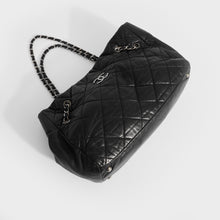 Load image into Gallery viewer, CHANEL Large Diamond Quilted Coco Chain Tote with Silver Hardware 2009 - 2010