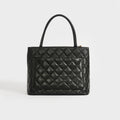 Medallion Tote Bag in Black Caviar Leather with Gold Hardware 2004 - 2005