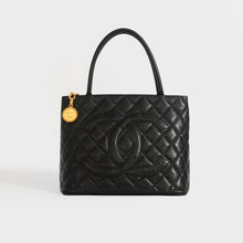 Load image into Gallery viewer, CHANEL Medallion Tote Bag in Black Caviar Leather with Gold Hardware 2000 - 2002