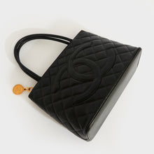 Load image into Gallery viewer, CHANEL Medallion Tote Bag in Black Caviar Leather with Gold Hardware 2004 - 2005
