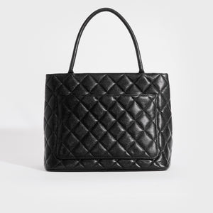 CHANEL Médallion Tote Bag in Black Caviar with Silver Hardware 1997-1999