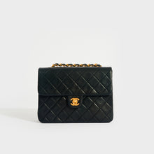 Load image into Gallery viewer, CHANEL Mini Single Flap Bag in Black Lambskin 1989-1991