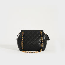 Load image into Gallery viewer, CHANEL Quilted Caviar Chain Shoulder Bag in Black 1994 - 1996