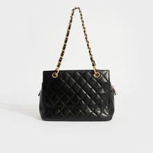 Load image into Gallery viewer, CHANEL Quilted Petite CC Caviar Timeless Tote in Black 2003 - 2004