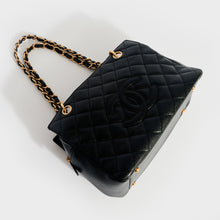 Load image into Gallery viewer, CHANEL Quilted Petite CC Caviar Timeless Tote in Black 2003 - 2004
