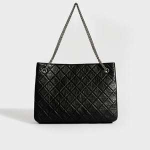 Chanel Bag Authentic Just Mademoiselle Quilted Caviar Black Bowling  Shoulderb468
