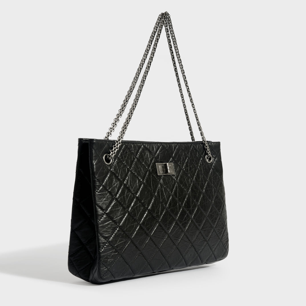 CHANEL Black Reissue 2.55 Business Classic Tote Bag – COCOON