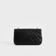 Load image into Gallery viewer, CHANEL Vintage Single Flap Chain Bag in Black Lambskin 1-Series, 1989-1991