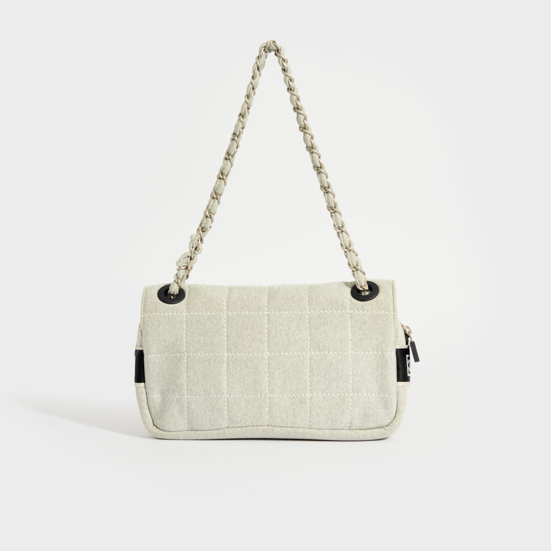 Square Quilt Fabric Sport Line Flap Bag 2005 - 2006