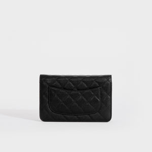 CHANEL Wallet on Chain Caviar Leather Crossbody in Black 2019