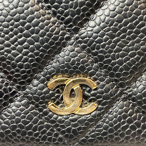 CHANEL Wallet on Chain Caviar Leather Crossbody in Black 2019 [ReSale]