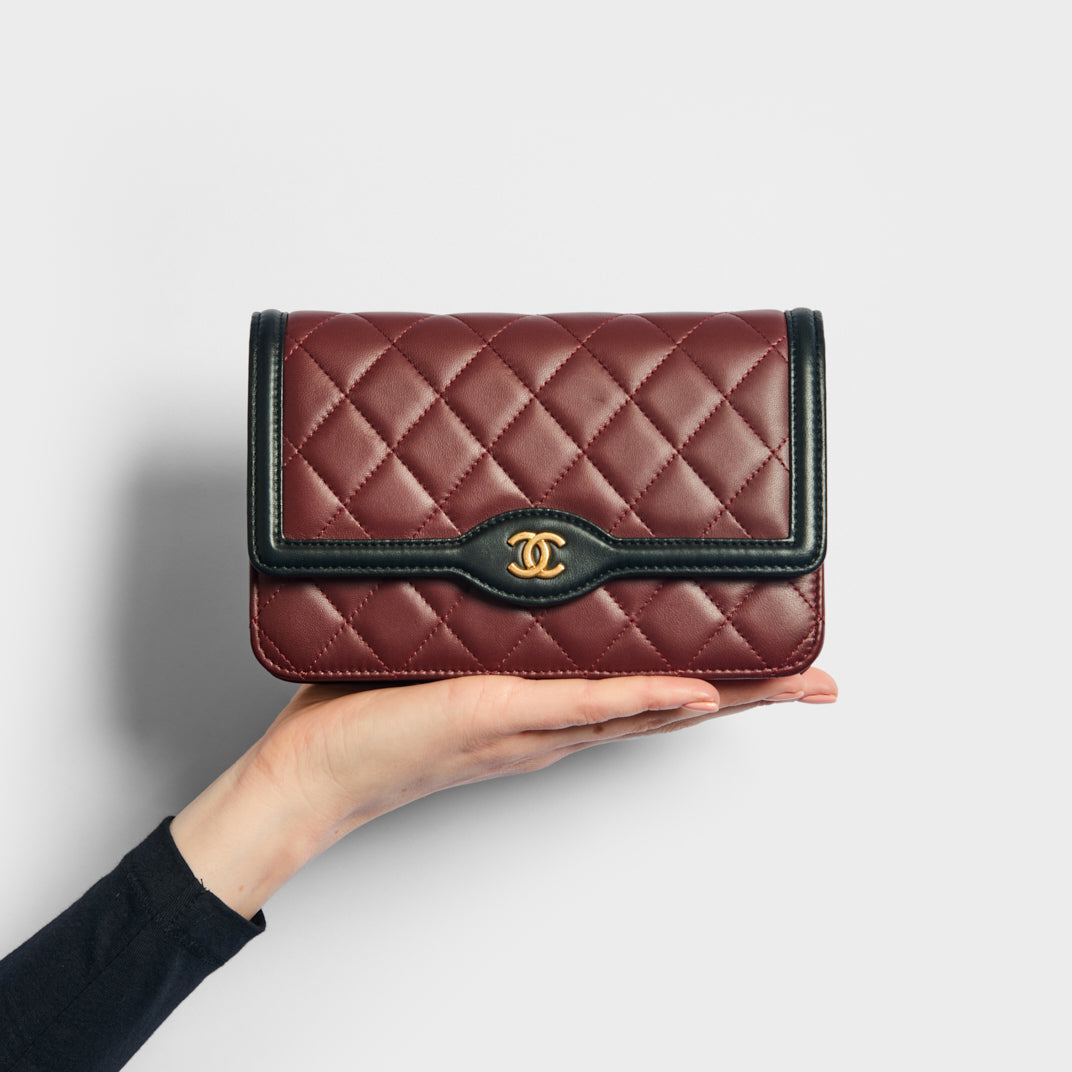 Chanel 2019 Leather Suede Wallet On The Chain Crossbody Bag – Fashion  Reloved