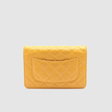 Load image into Gallery viewer, CHANEL Wallet on Chain Caviar Leather Crossbody in Yellow - 2018 [ReSale]