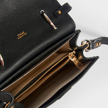 Load image into Gallery viewer, CHLOÉ Small Aby Day Shoulder Bag in Black Leather