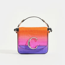 Load image into Gallery viewer, CHLOÉ C Mini Bag in multicolour with croc-print leather