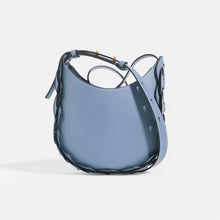 Load image into Gallery viewer, CHLOÉ Darryl Small Leather Shoulder Bag in Ash Blue