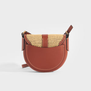 CHLOÉ Darryl Small Raffia Shoulder Bag