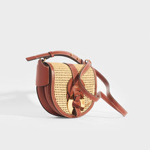 Load image into Gallery viewer, CHLOÉ Darryl Small Raffia Shoulder Bag