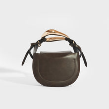 Load image into Gallery viewer, CHLOÉ Kiss Small Leather Tote in Dark Brown