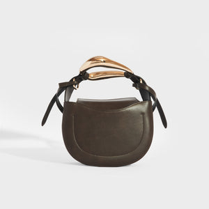 CHLOÉ Kiss Small Leather Tote in Dark Brown