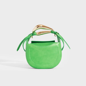 CHLOÉ Kiss Small Leather Tote in Green