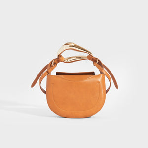 CHLOÉ Kiss Small Leather Tote in Tan