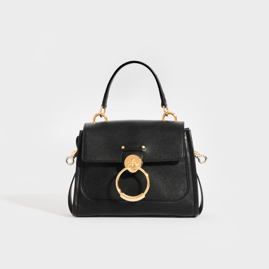 CHLOÉ Mini Tess Day Shoulder Bag in Black