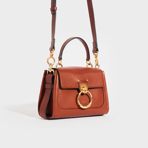 CHLOÉ Mini Tess Day Shoulder Bag in Brown