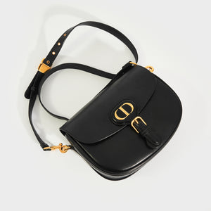 CHRISTIAN DIOR Medium Bobby Bag in Black Leather