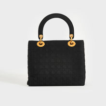Load image into Gallery viewer, CHRISTIAN DIOR Medium Lady Dior Bag in Black Nylon [ReSale]