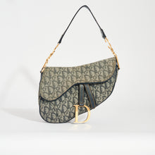 Load image into Gallery viewer, CHRISTIAN DIOR Vintage Saddle bag in Blue Denim [ReSale]