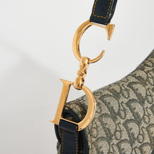 Load image into Gallery viewer, CHRISTIAN DIOR Vintage Saddle bag in Blue Denim [ReSale]