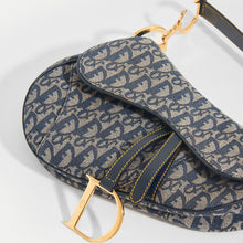 Load image into Gallery viewer, CHRISTIAN DIOR Vintage Saddle bag in Blue Denim