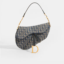 Load image into Gallery viewer, Dior Vintage Saddle bag in Blue Denim
