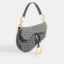 Load image into Gallery viewer, CHRISTIAN DIOR Vintage Saddle bag in Blue Denim